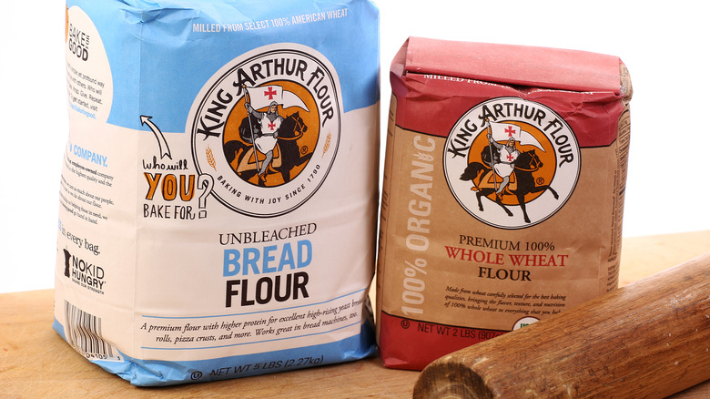 King Arthur flour bags