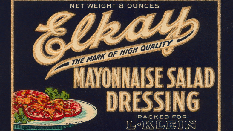 Vintage salad dressing ad