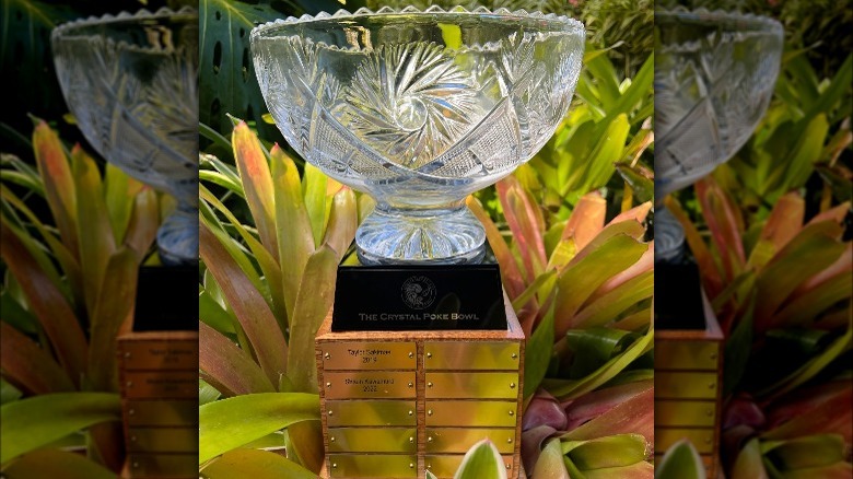 Kauai Poke Fest trophy