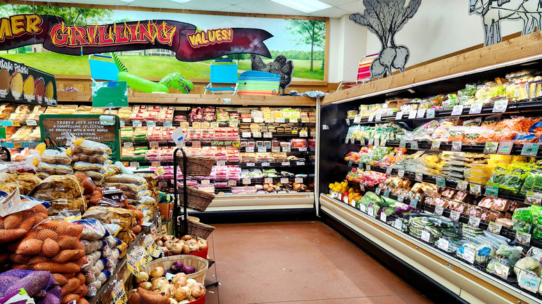 Trader Joe's supermarket aisle