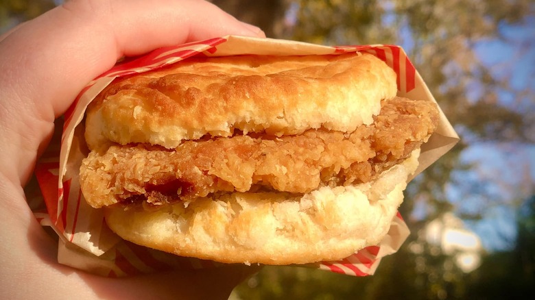 Cajun Chicken Filet Biscuit