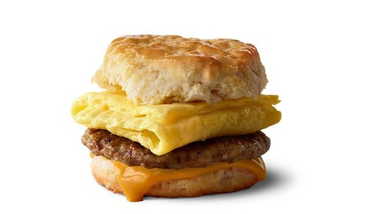 Sausage Egg and Cheese Biscuit