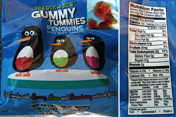 Sugary Impulse Buys: Trader Joe's Gummy Tummies (8/10 points)