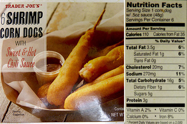 Unusual Good Finds: Trader Joe's Shrimp Corn Dogs (8/10 points)