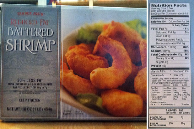 Easy Dinners: Trader Joe's Reduced Fat Battered Shrimp (9/10 points)