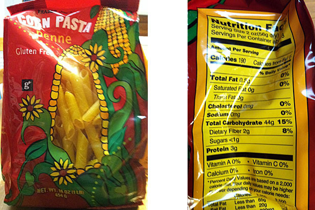 Easy Dinners: Trader Joe's Corn Penne Pasta (8/10 points)