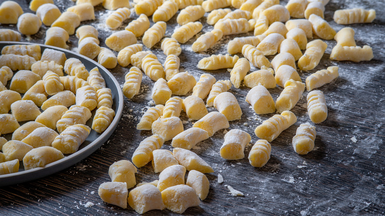 raw gnocchi dough