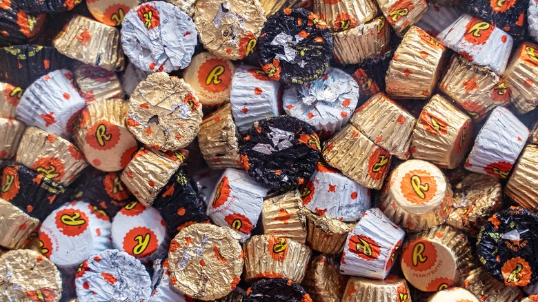 Assortment of mini Reese's peanut butter cups