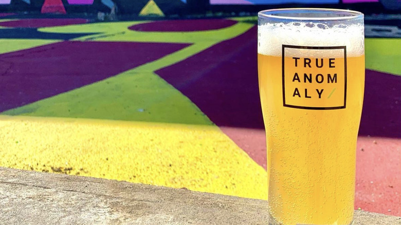 True Anomaly beer glass 