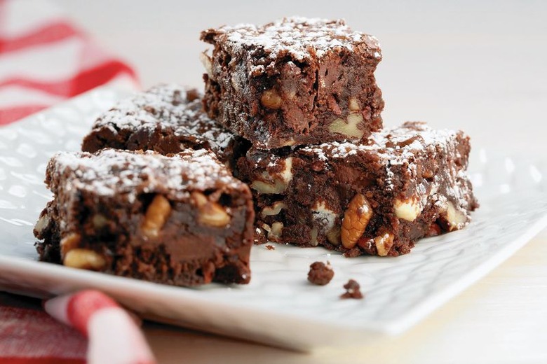 Chocolate Chocolate Pecan Brownies