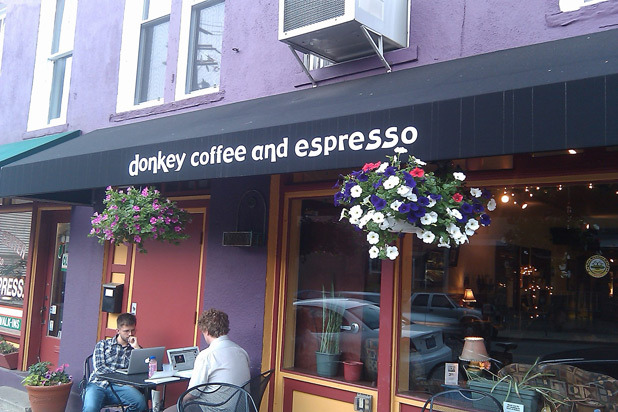 Best Shop Near Ohio University: Donkey Coffee