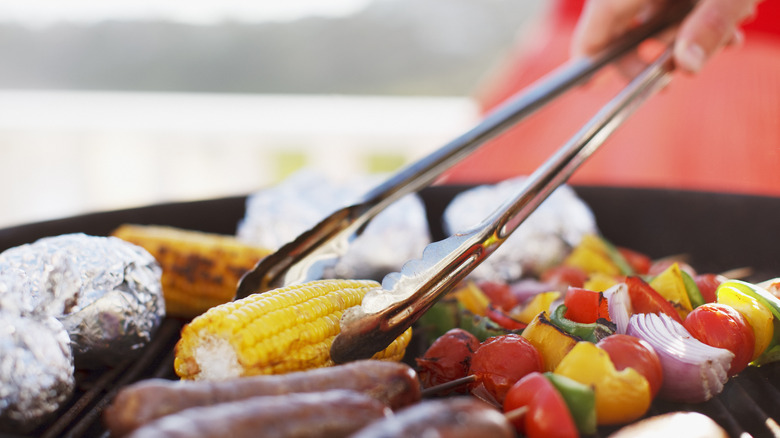 Corn on the grill