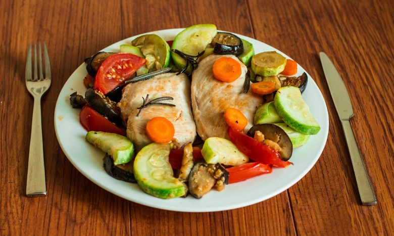 chicken and vegetables