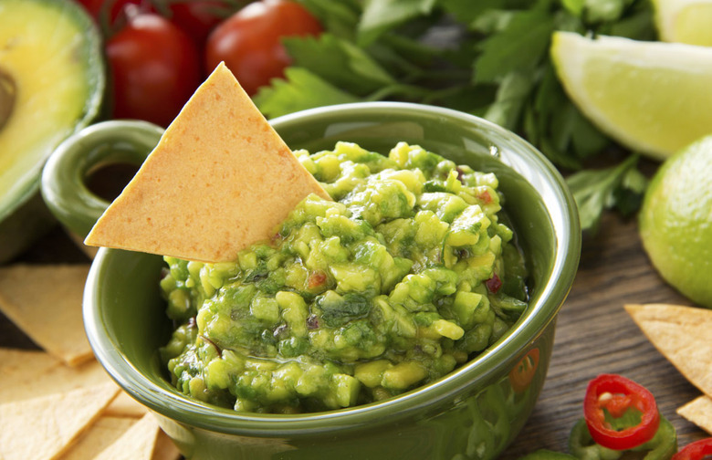 Tomatillo Guacamole Dip