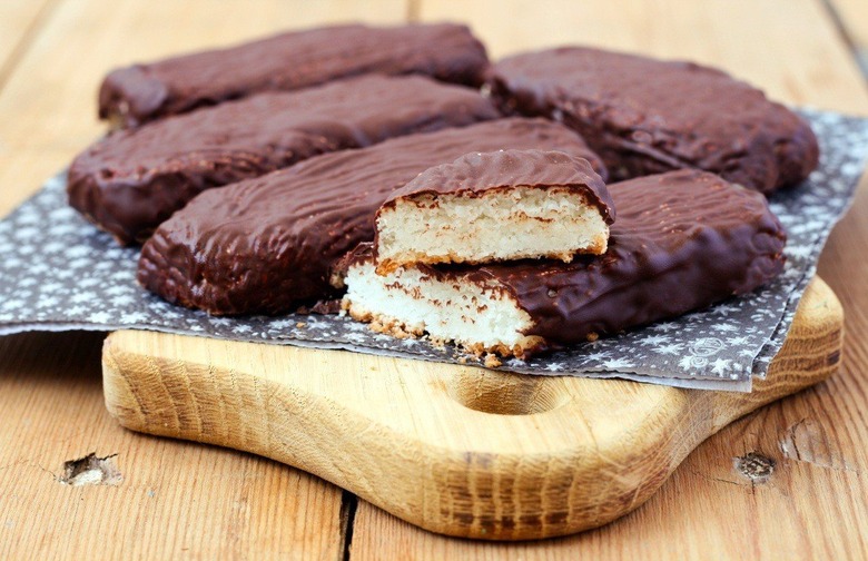 Chocolate-Covered Coconut Bars