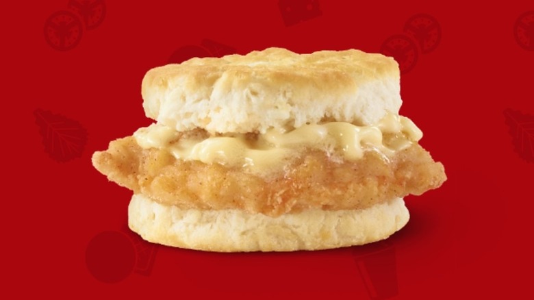 Wendy's chicken biscuit sandwich