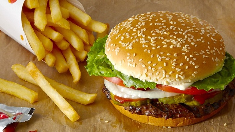 Whopper with fries