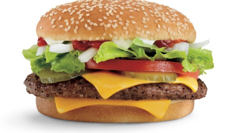 jumbo Jack cheeseburger