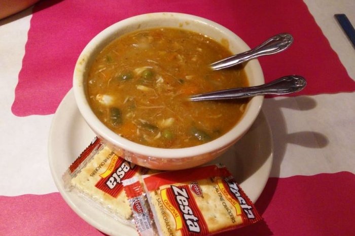 Best Soup: Crab Soup, Schultz's Crab House (Essex)