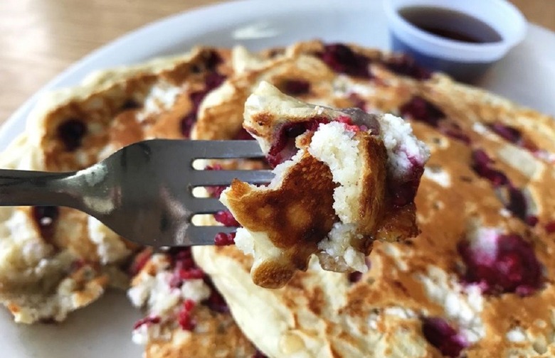 Most Outrageous Restaurant Dish: Ricotta Berry Pancakes, Amato's (Omaha)