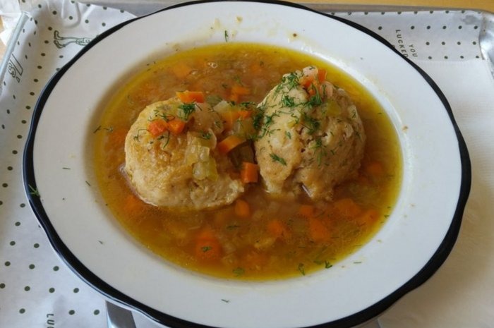 Best Soup: Matzo Ball Soup, Lucky's Delicatessen (Durham)