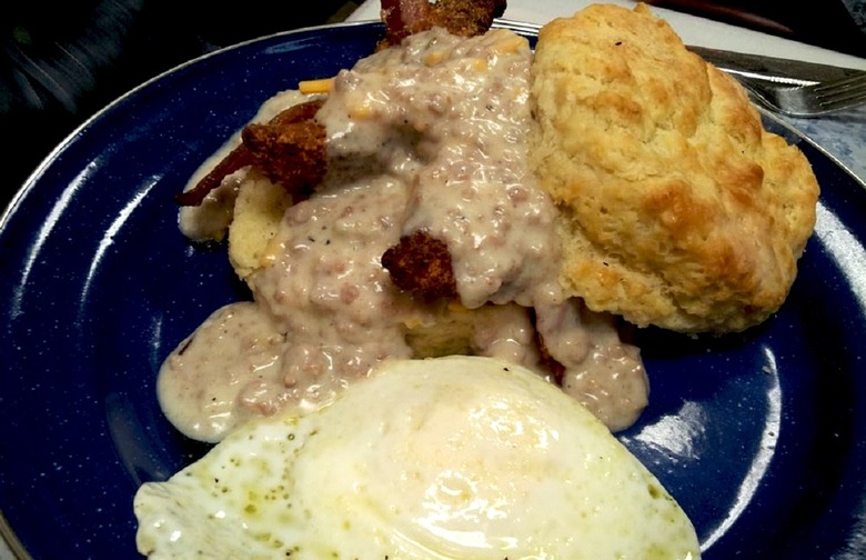 Most Outrageous Restaurant Dish: The Lookout Twisted Biscuit, Blue Ridge Biscuit Company (Black Mountain)