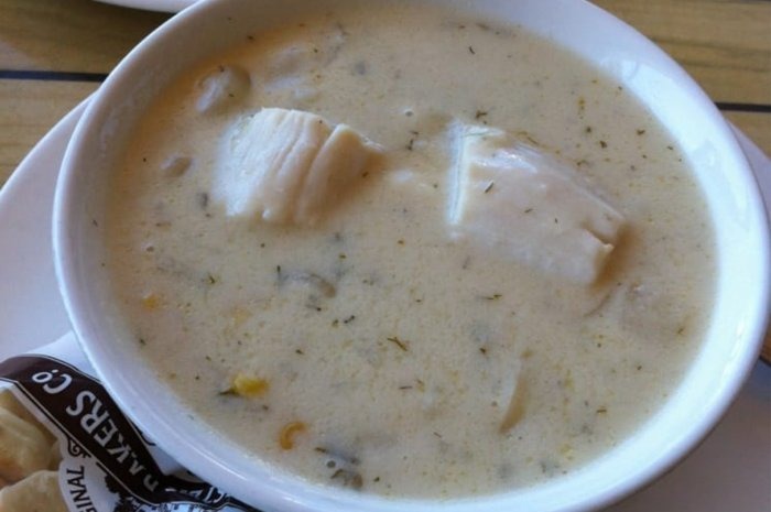 Best Soup: Scallop Chowder, The Mooring (Newport)