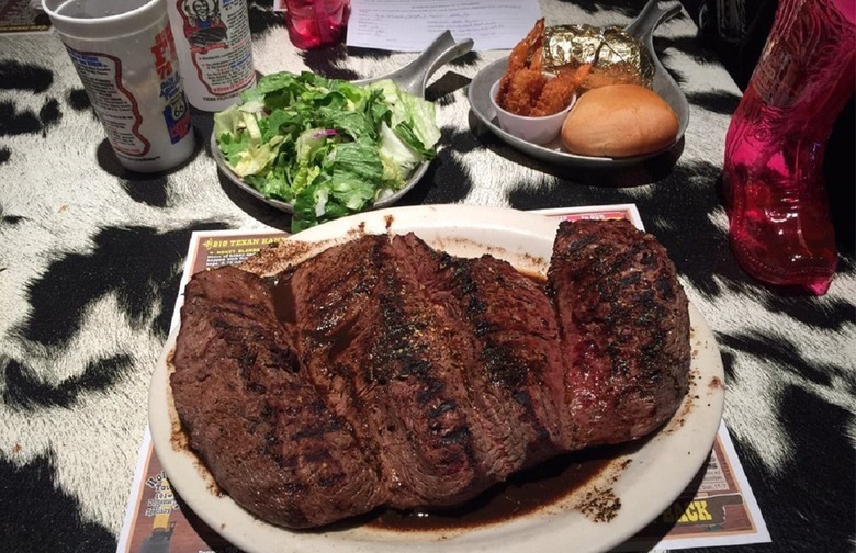 Most Outrageous Restaurant Dish: 72-Ounce Steak, The Big Texan Steak Ranch (Amarillo)