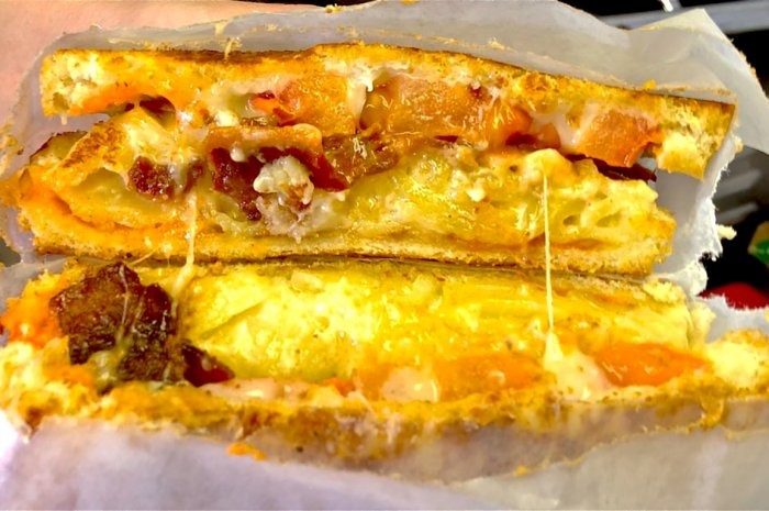 Best Over-the-Top Grilled Cheese Sandwich: Grilled Cheese Mania (Harrisonburg)