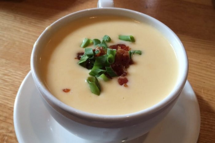 Best Soup: Beer & Cheese Soup, The Horse & Plow (Kohler)