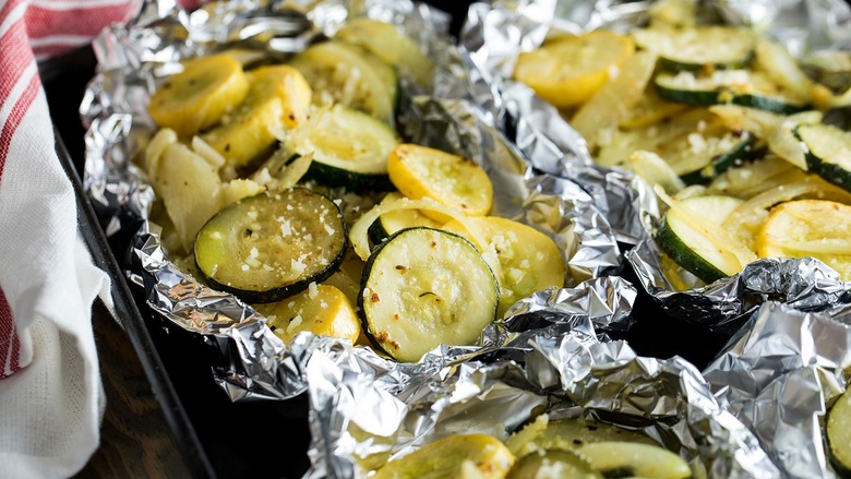 Easy Grilled Zucchini and Squash Foil Packets