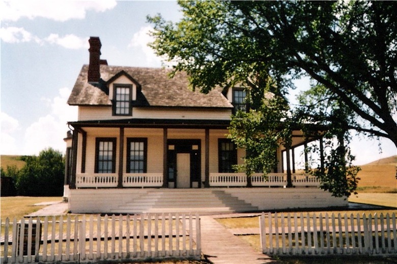 North Dakota: Custer House (Fort Abraham Lincoln State Park) 