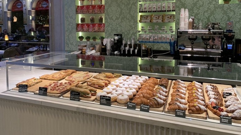 Pastry counter display