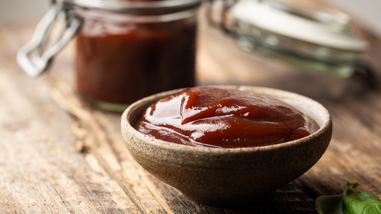 Bowl of BBQ sauce