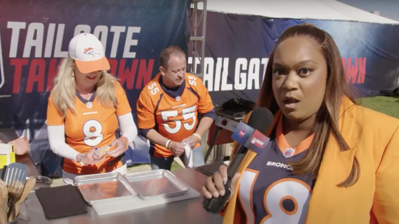 sunny anderson on nfl tailgate takedown