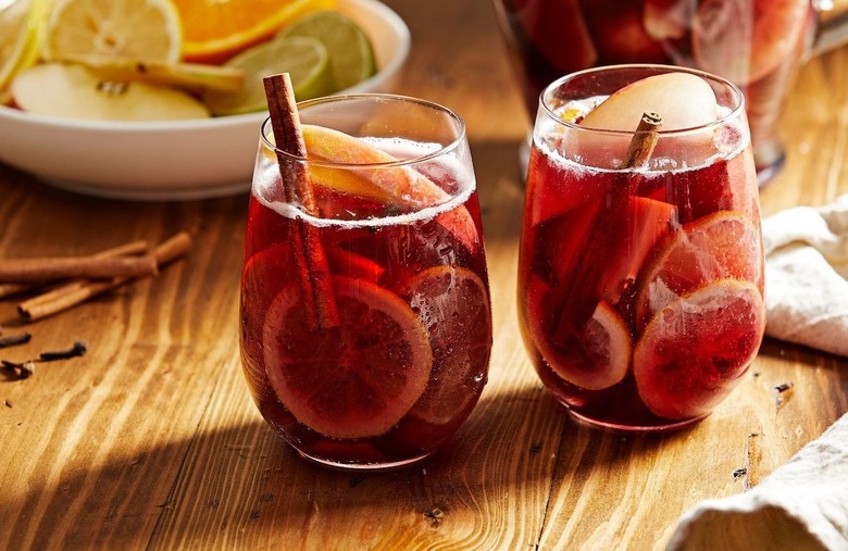 Sparkling Sangria Mocktail 