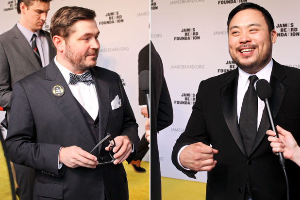 Sean Brock and David Chang