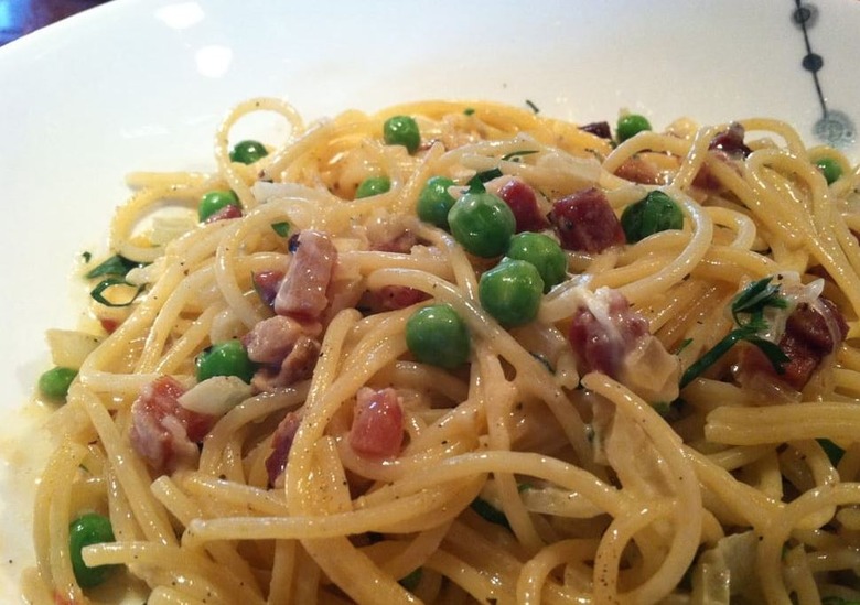 Massachusetts: Spaghetti Aglio e Olio, Scampo (Boston)