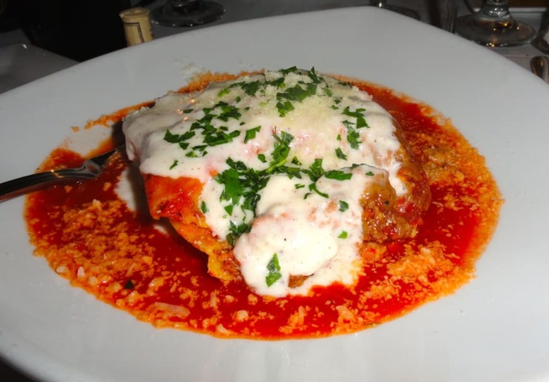 New Mexico: Lasagna Alla Bolognese, Osteria D'Assisi (Santa Fe)