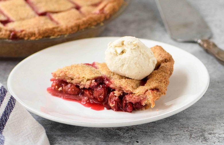 Spelt Sour Cherry Pie