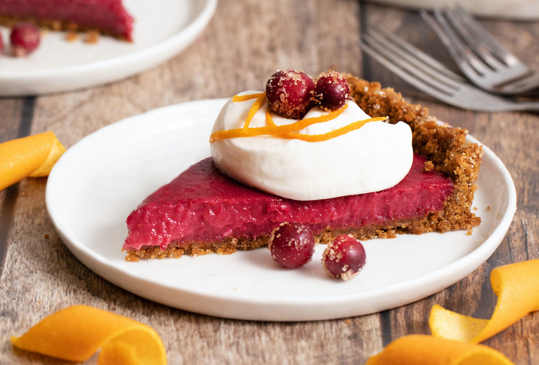 Cranberry Curd Tart