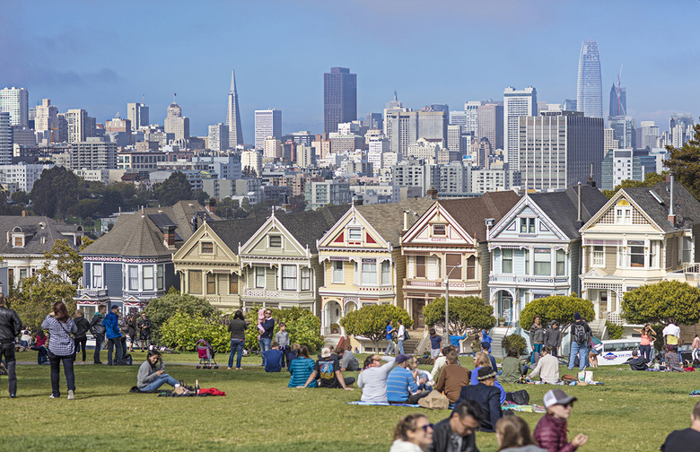 California: Alamo Square, San Francisco