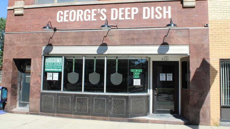 George's Deep Dish restaurant front