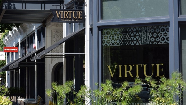 Front of Virtue Restaurant & Bar