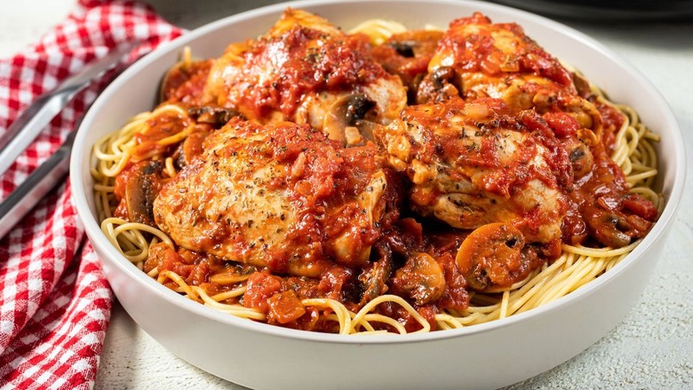 Italian Chicken and Mushrooms