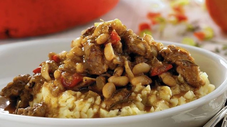 Cider-Braised Stew With Red Pepper and White Beans