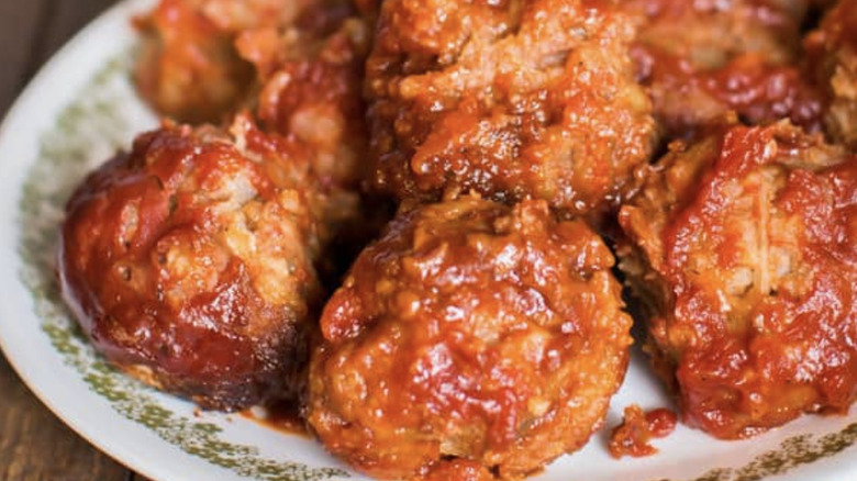 Porcupine Meatballs in Tangy Sauce
