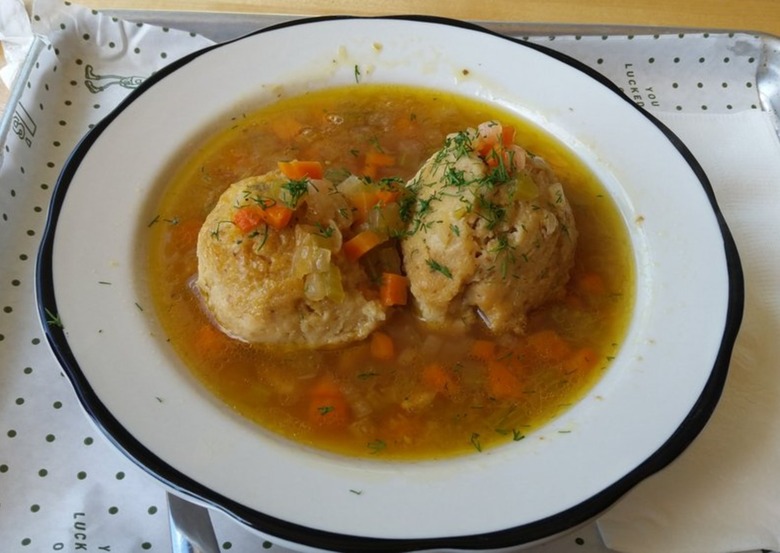 North Carolina: Matzo Ball Soup, Lucky's Delicatessen (Durham)