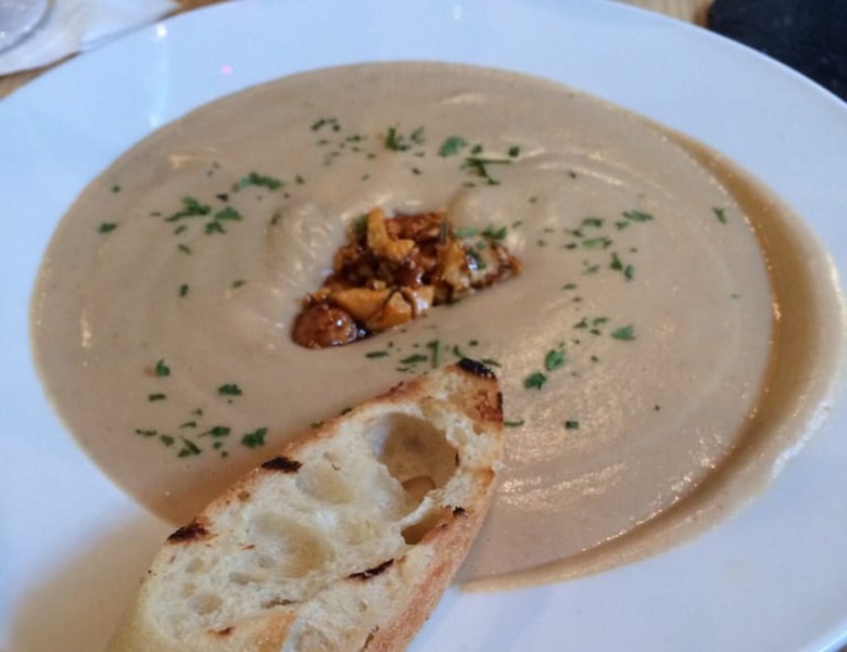 West Virginia: Roasted Cauliflower Soup with Cashews, The Block (Charleston)