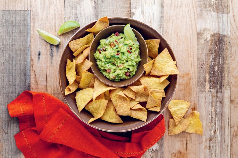 Tortilla Chips and Guacamole 